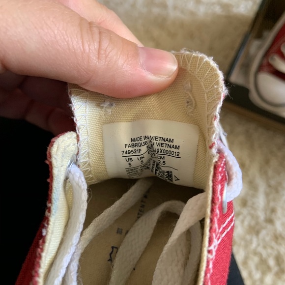 Red Converse - Picture 2 of 2